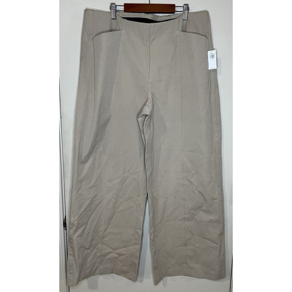 Old Navy Pixie Pants XL Mocha Taffy High Rise Wide Leg NWT